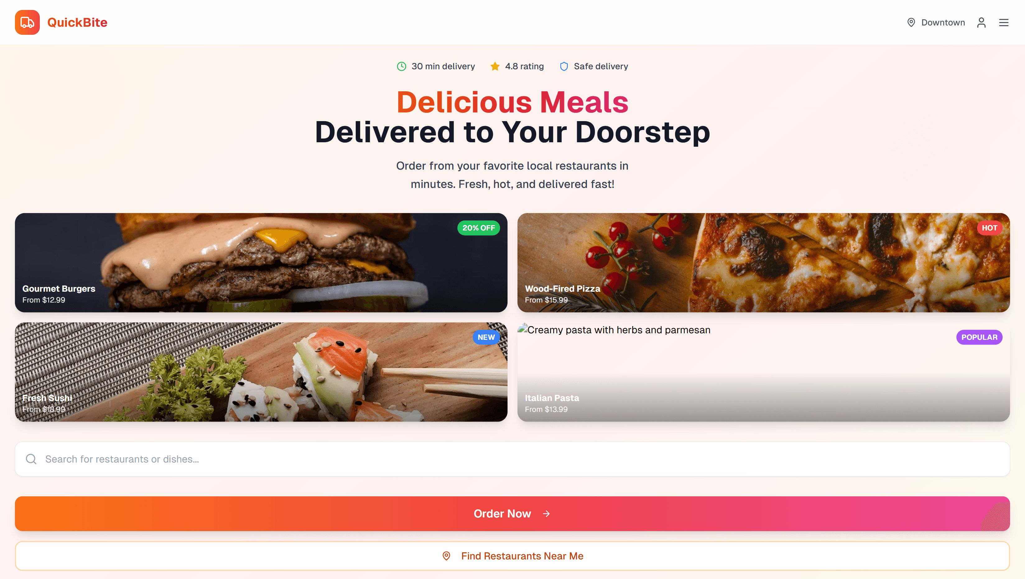 Food Delivery Platform